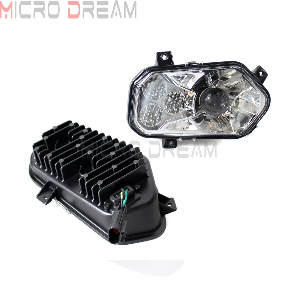 1 пара хромированных светодиодных фар UTV точечные Сменные фары для Polaris RZR 800 4 XP 900
