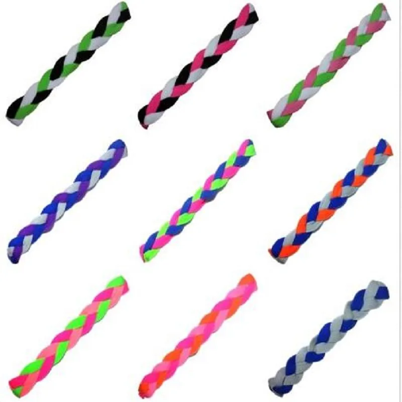 Повязка на голову для йоги повязка Софтбола 3 веревки плетеная 6 шт. спортивные