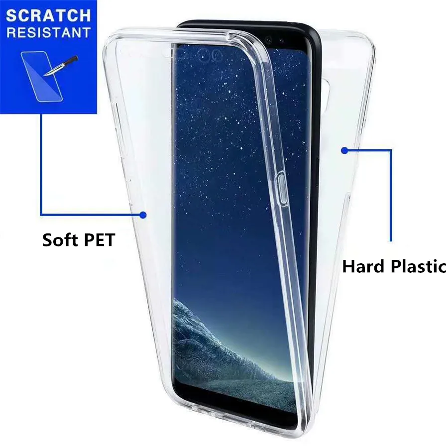 Роскошный чехол для телефона 360 PET & PC с полным покрытием iPhone 5 5S SE 6 6S Plus 7 8 мягкой