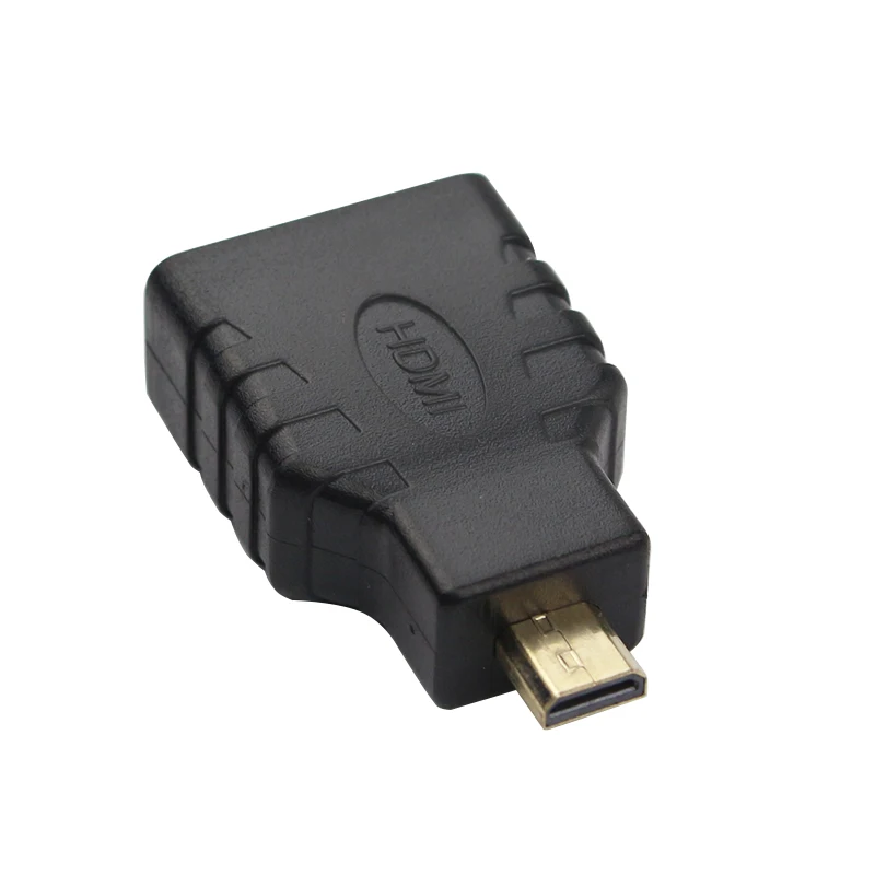 Адаптер 1080P Micro HDMI совместимый адаптер папа мама Золотой удлинитель конвертер для