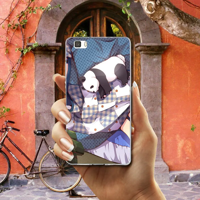 Cute Cartoon Panda Soft TPU Mobile Phone Case Bags for Huawei P8 P9 P10 P20 P30 Honor 7 7X 7A 9 10 Mate Pro Lite Shell | Мобильные
