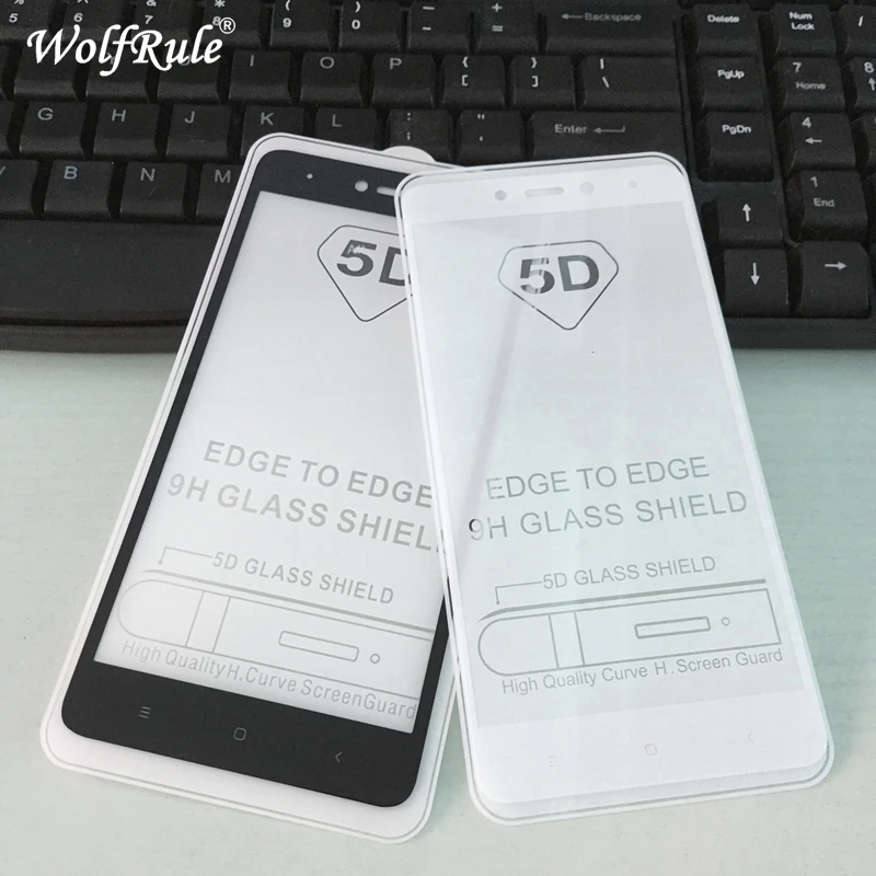 5D полное покрытие закаленное стекло Xiaomi Redmi Note 4 защитная пленка для экрана