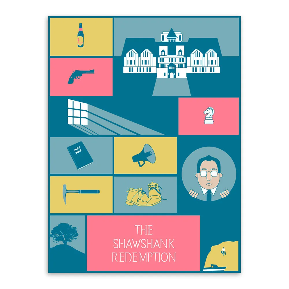 Современный абстрактный поп-фильм шальхвост плакат А3 хипстерская печать пленка