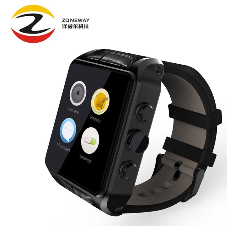 Новый zonway x01 плюс 1.54 дюймов Смарт часы Android 5.1 3G Bluetooth Dual Core 1 ГБ Оперативная память 8