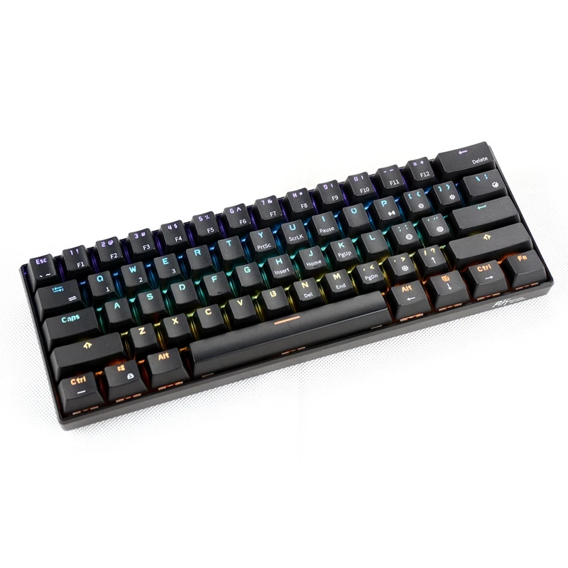 RK61 Беспроводная Bluetooth Механическая игра портативная клавиатура 61 клавиша Rgb