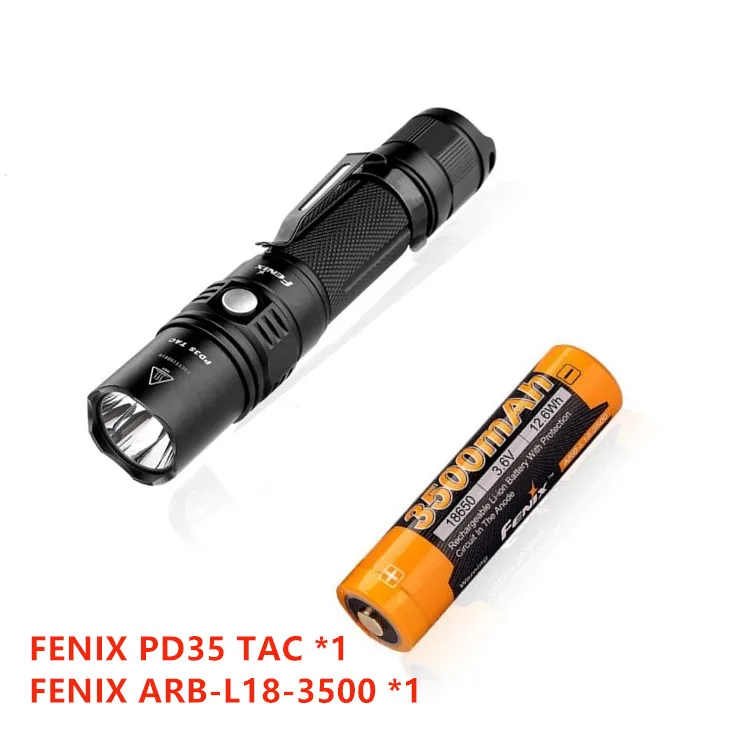 Бесплатная доставка фонарики Fenix PD35TAC 1000 люмен PD35 TAC Cree светодиодсветодиодный