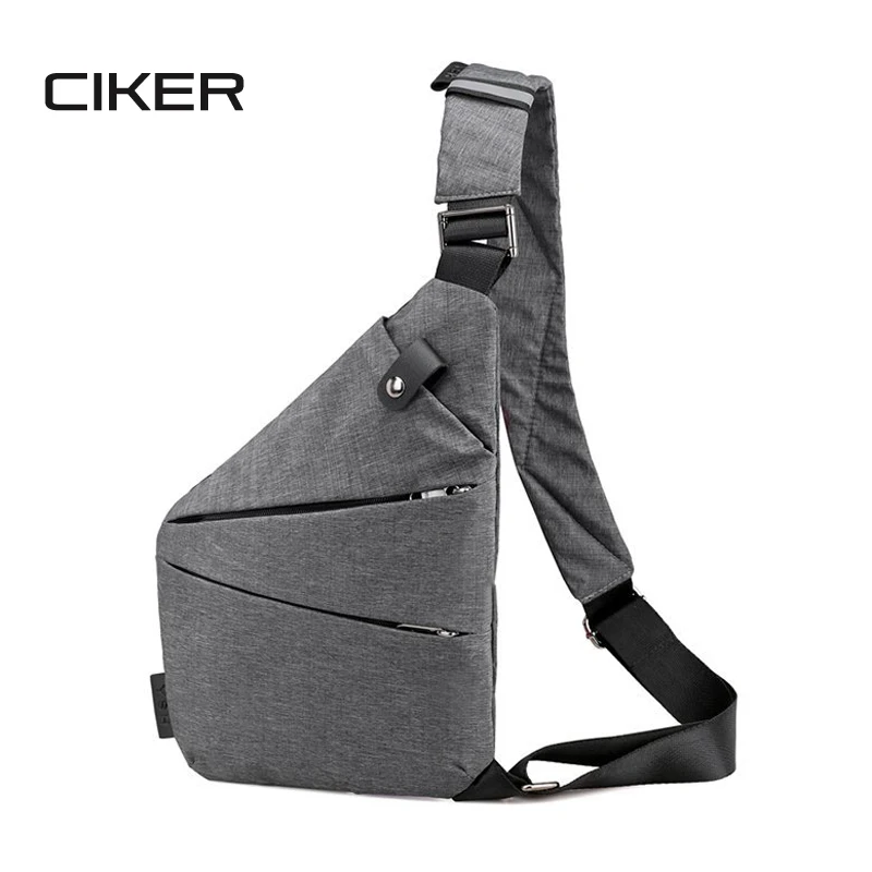 CIKER унисекс Противоугонная мужская сумка мессенджер сумки на плечо Скрытая