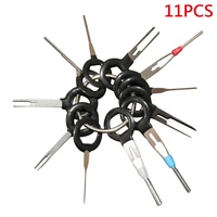 11 pcs automotive plug terminal removal car mechanical testers key pin connectors extractor tools kit needle retractor set
