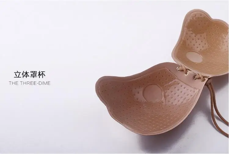 Hot sale Sexy Bra Push Up Self-Adhesive Silicone Breast Petal Chest Paste Strapless Bandage Invisible Intimates Accessories | Женская