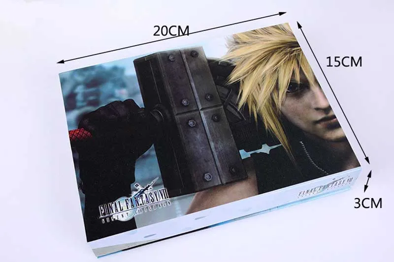 7 шт./компл. фильм final fantasy Косплэй оружие Металл набор игрушек Cloud Strife мечи Buster