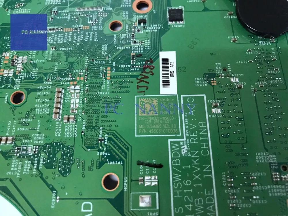 Материнская плата PCNANNY N9CMY 0N9CMY 14216-1 для Dell Inspiron 3558 i5 4210U Nvidia 2G материнская ноутбука |