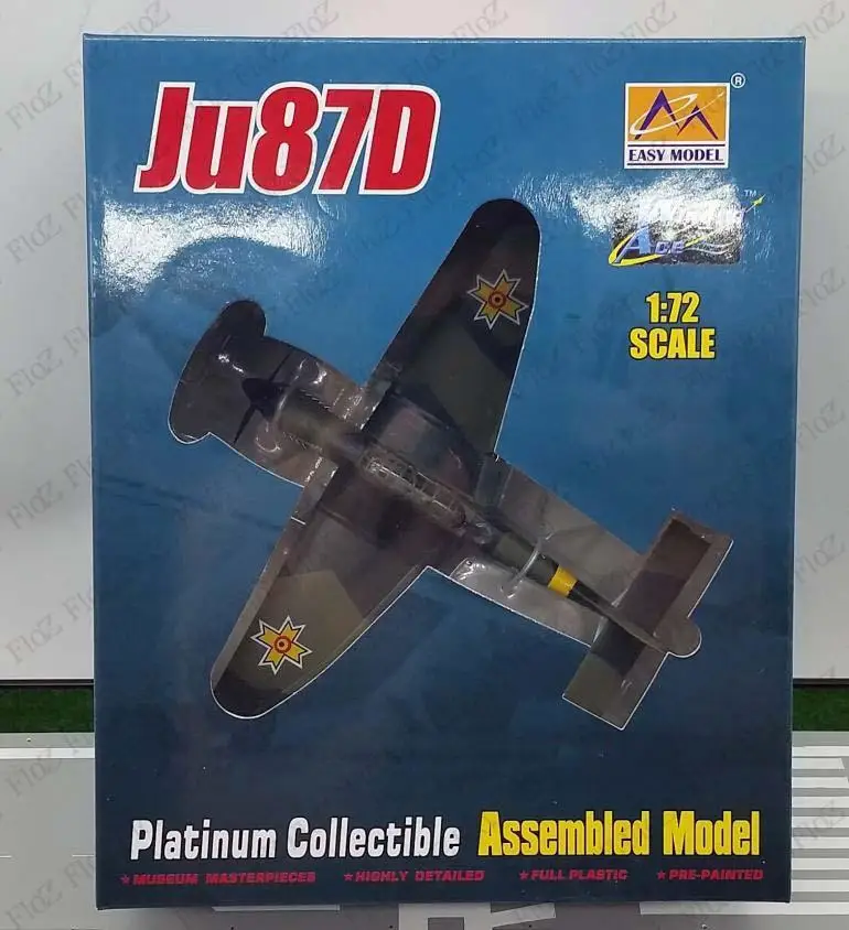 Вторую мировую войну Пособия по немецкому языку Ju87D Stuka румынские погружения бомбер 1943 1/72 не diecast easy model