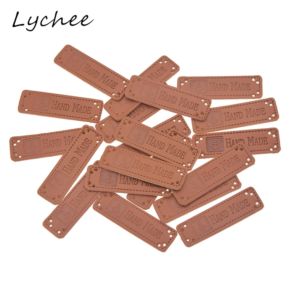 Lychee 20 шт. винтажный якорь с рисунком ручная работа ярлыки этикетки для одежды