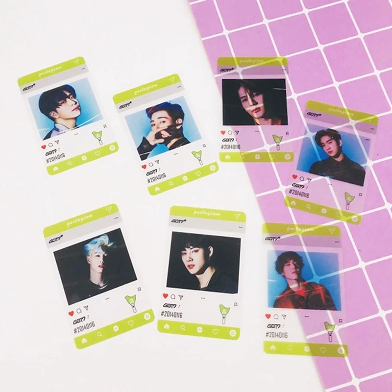 1 Набор K-pop Twice Blackpink GOT7 ПВХ прозрачная Фотокарта альбом Фотокарта для фанатов коллекция подарок