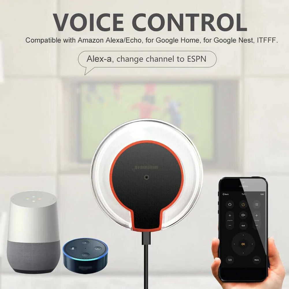 Universal Air Conditioner Remote Controller TV Multifunctional Automation Voice Control WiFi IR Home Use Smart Convenient Hub |