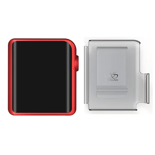 red with Clip Case SHANLING M0 32 бит/384 кГц Bluetooth AptX LDAC DSD MP3 FALC портативный музыкальный плеер Hi-Res аудио - Цвет: red with Clip Case