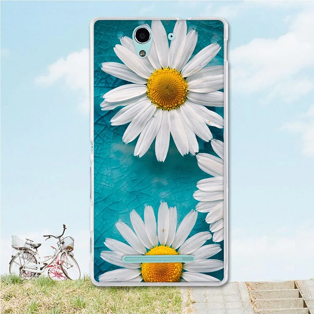 ТПУ мягкий чехол для флип sony Xperia C3 чехол для телефона D2533/C3 Dual D2502 coque fundas чехол с изображением животных для sony c3 - Цвет: 19