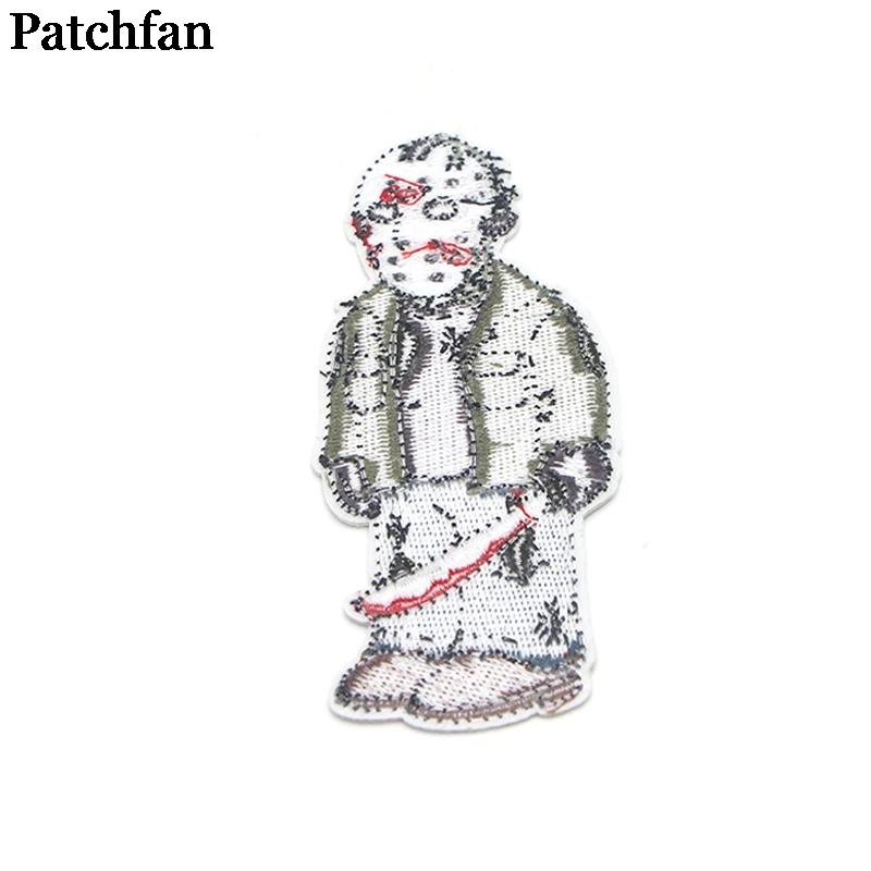 Patchfan Friday the 13th DIY Вышитые нашивки пришить УТЮГ НА одежду рюкзак шляпа украшения дома наклейки значки A2091