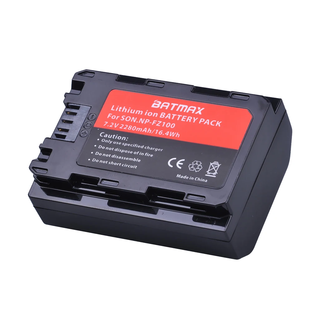 1 шт 7,2 V 2280mAh NP FZ100 NP-FZ100 Аккумулятор для камеры+ EU/US зарядное устройство для sony NP-FZ100, BC-QZ1 и sony a9, a7R III, a7 III, ILCE-9