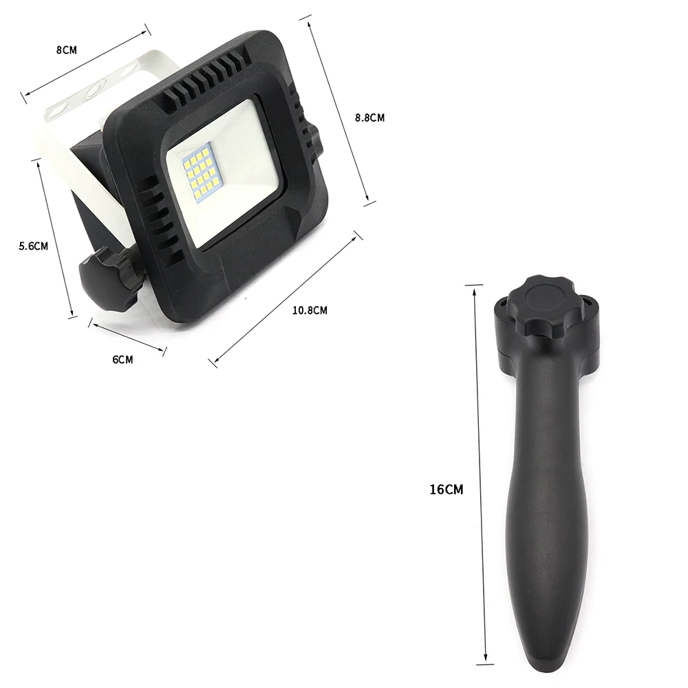 Car Charger Flood Spot Light Work Lamp 1000LM 10W DC 5V 1A 6500K For Outdoor Camping Travel Working Lighting LED | Автомобили и