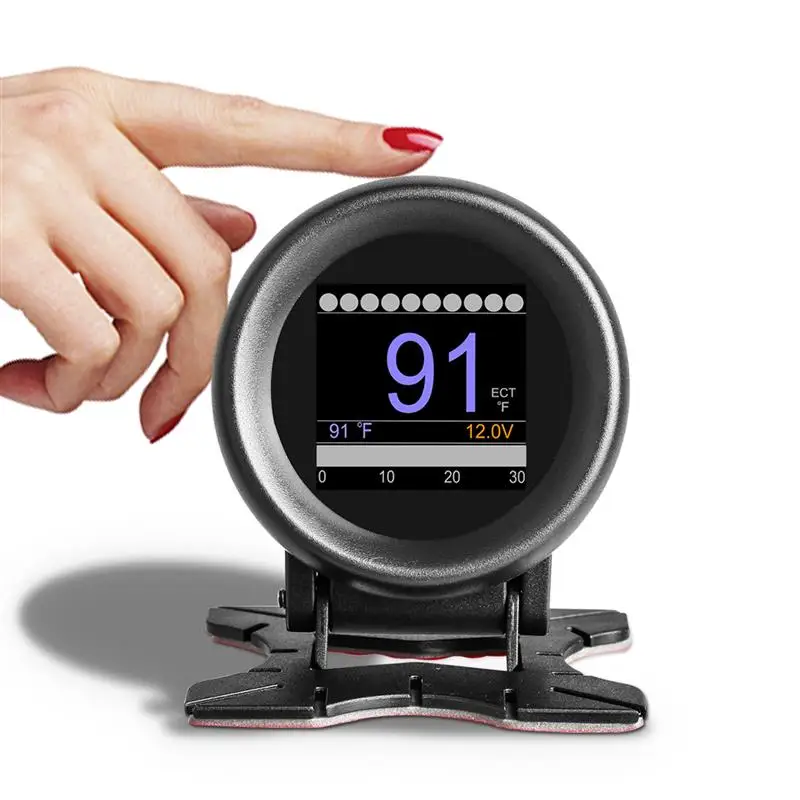 Автомобиль OBD Универсальный цифровой турбо Разгон напорный метр сигнализации
