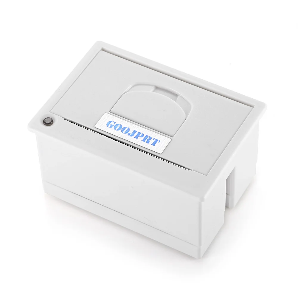 GOOJPRT QR204 58 мм супер мини встроенный чековый Термальность принтер RS232/ttl USB Панель
