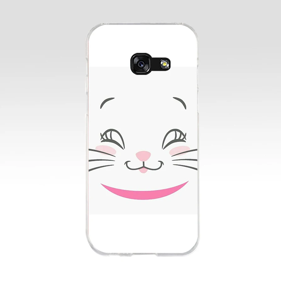 Мультяшный аристократ Marie Cats Мягкий Силиконовый ТПУ чехол для телефона Samsung a3 a5 2017