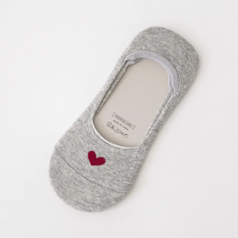 Женские носки 3 пары однотонные невидимые неглубокие хлопковые башмачки с