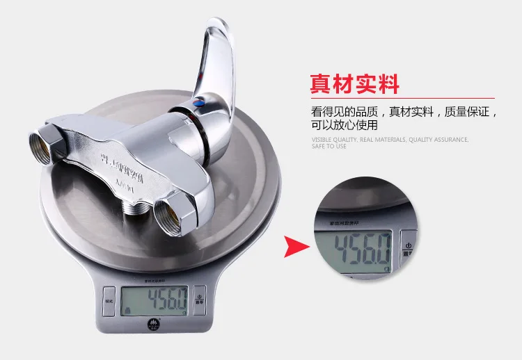 Бесплатная доставка однорычажный смеситель для душа с двойным отверстием ванной