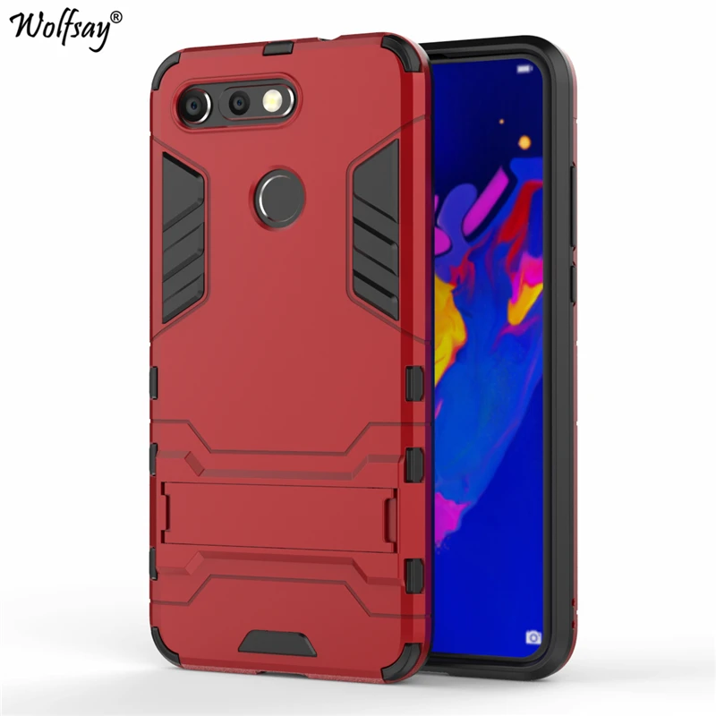 Wolfsay Cover For Huawei Honor V20 Case Slim PC + Soft Rubber Armor Phone View 20 Fundas |