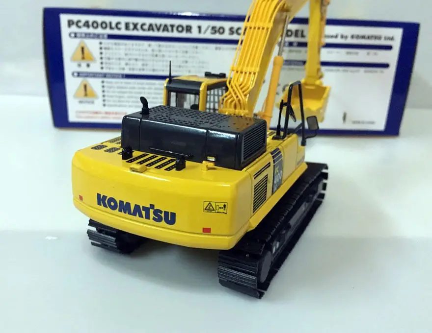 Редкий! Экскаватор Komatsu PC400LC строительная модель масштаб 1/50 литой под давлением