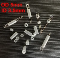 1000pcs 55 5x5 56 5x6 5x7 57 odl white cylindrical round led pcb board mount support pillar isolation column hood spacer