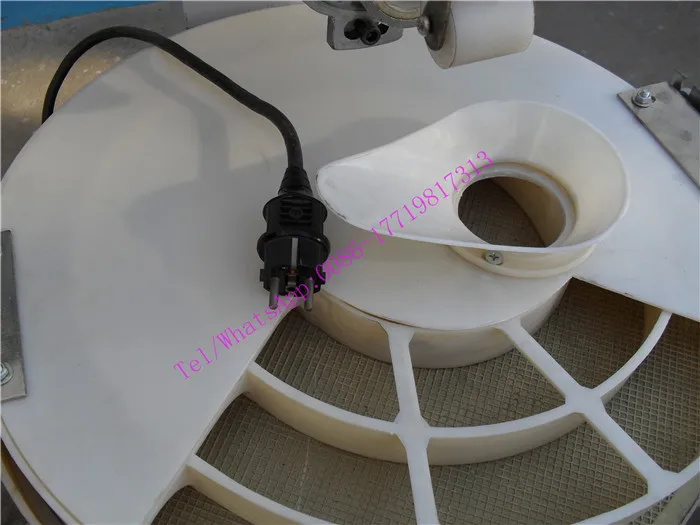 Небольшой Вертикальный зеркальный круглый разделитель теста из нержавеющей