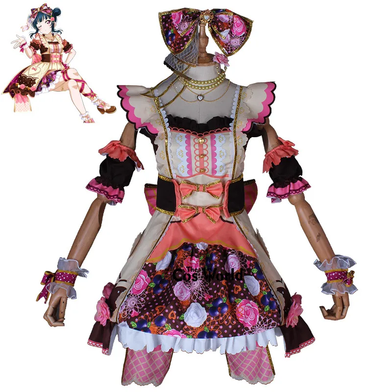 Love Live Sunshine Aqours 9 Characters Chocolate Valentine's Day Takami Chika Kurosawa Dia Anime Cosplay Costumes |