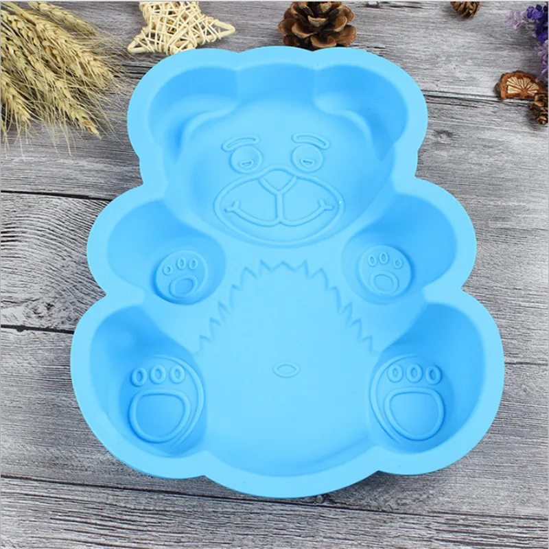 Силиконовые формы для выпечки Медведь 15 х17 см|silicone cake mold|cake moldsilicone |
