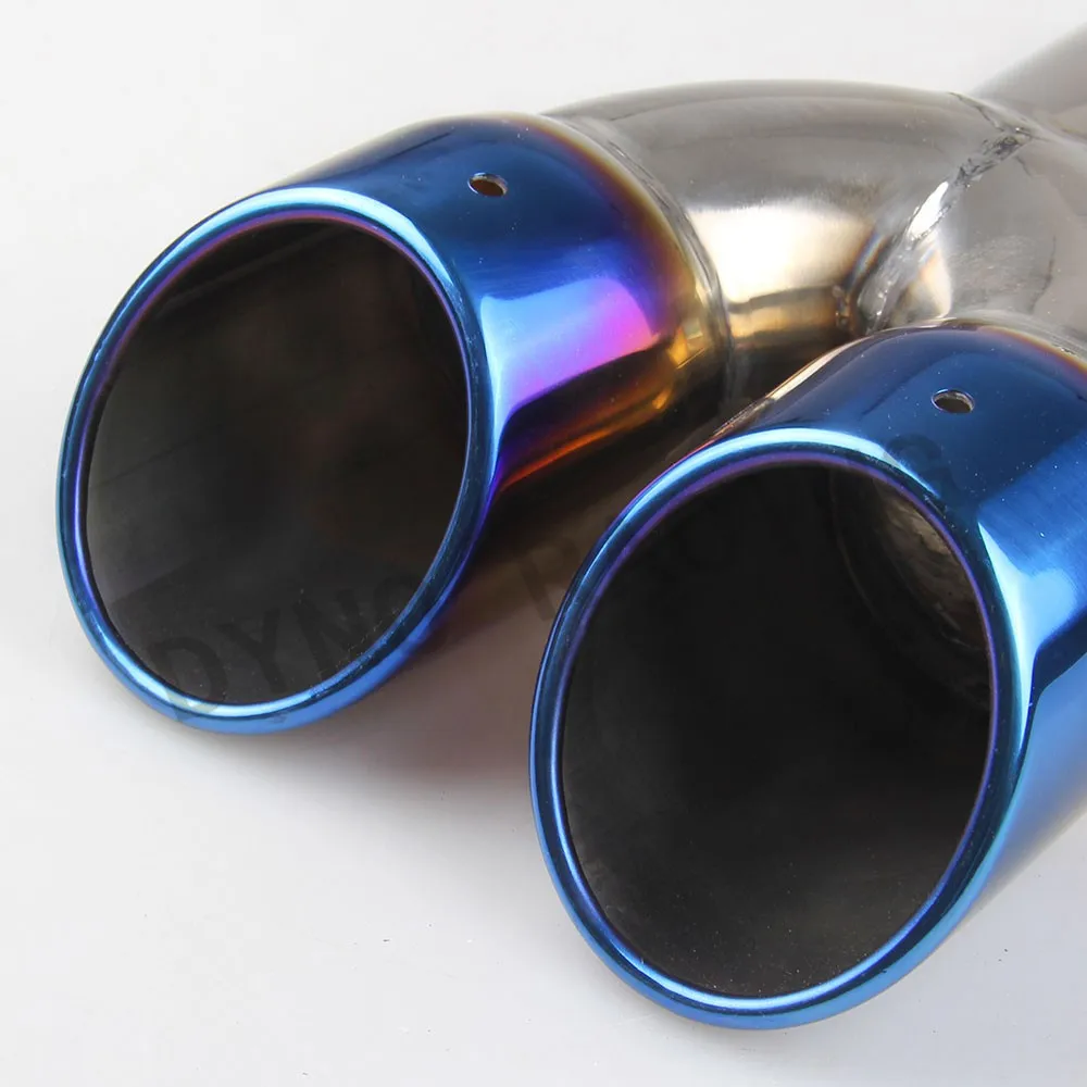 Наконечник глушителя выхлопной трубы из нержавеющей стали от 1 до 2 двойной