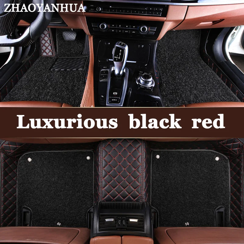 

ZHAOYANHUA Custom car floor mats made for Kia Cerato Forte K3 K5 Optima Sportage Sorento Carens Rondo case rugs car styling