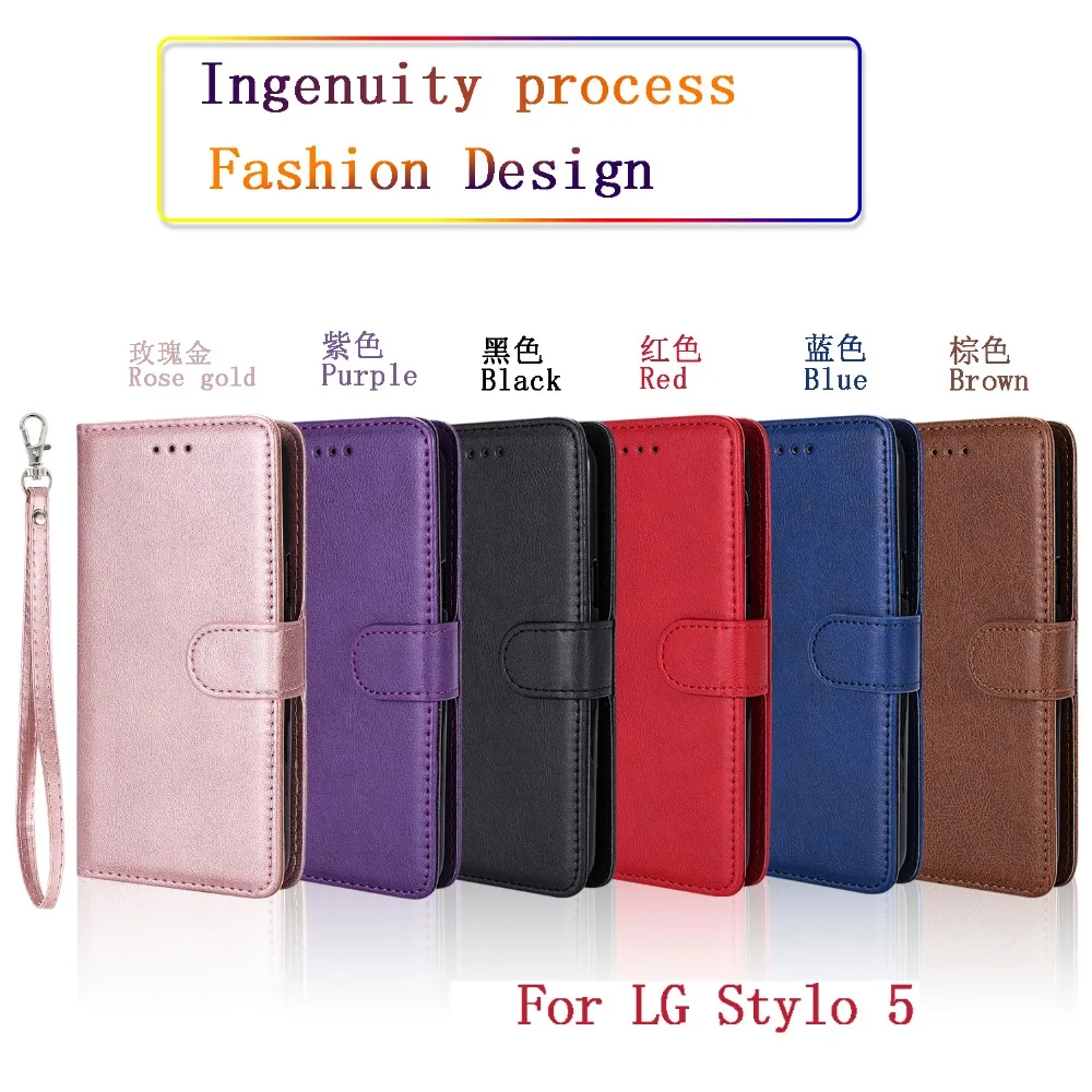 Fundas модный красивый чехол для LG stylo 5 съемный отдельный 2в1 откидной Чехол с магнитным замком Кожаные чехлы Carcasa