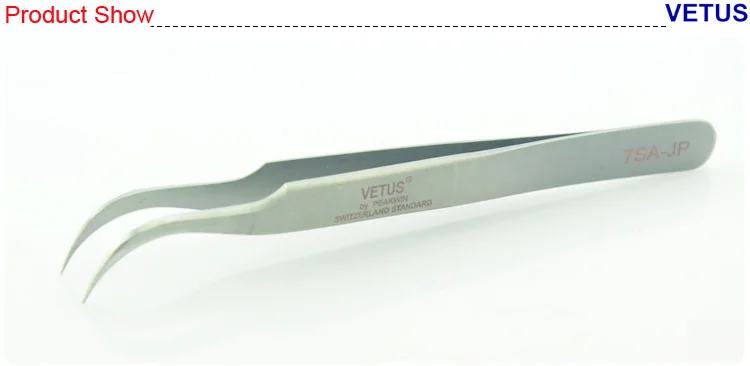 Пинцет VETUS 7SA JP Hyperfine высокоточный Немагнитный антикислотный для ремонта