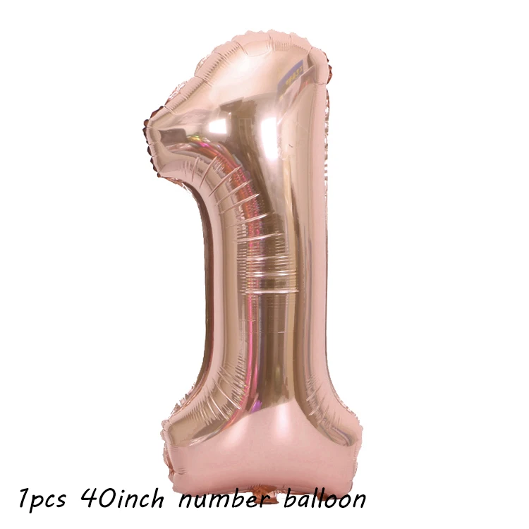 40inch rose gold 1 1 шт. 100*97 см Розовый пони 3D Маленькая Лошадь Единорог шары с днем рождения Единорог вечерние гелиевый воздушный шар покрытый фольгой дети животные игрушки Globos - Цвет: 40inch rose gold 1