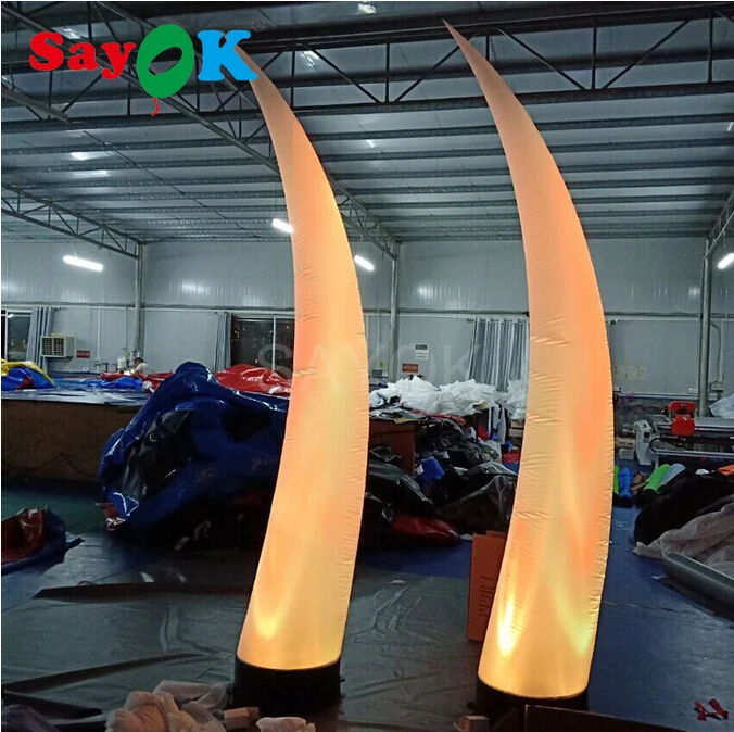 2 м/2 5 м/3 м Бесплатная доставка Led надувной конус/надувной столб/Надувное