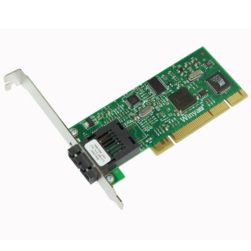 Winyao WY559FX-SC PCI 32Bit 100FX SC (1310nm 20 KM) настольный сетевой адаптер для Ethernet-82559 100 Мбит/с NIC |
