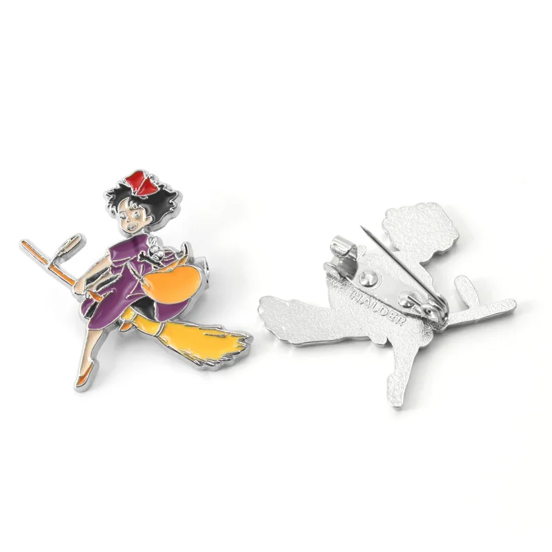 Горячая аниме Ghibli Kiki служба доставки Кики ведьма металический брелок Брелок