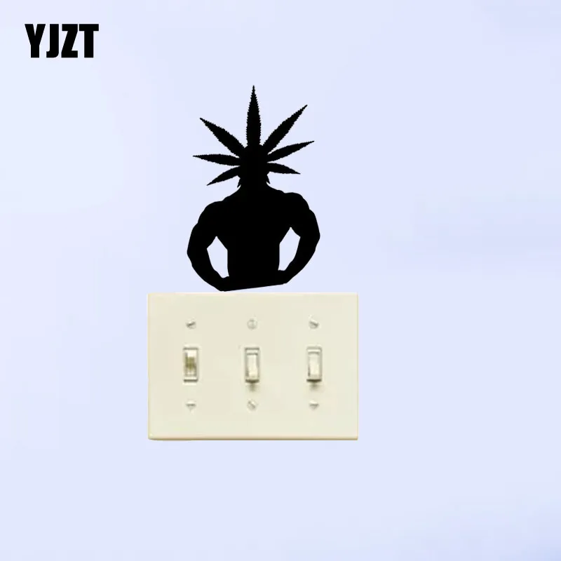 Наклейки на дверь с рисунком марихуаны|door decal|switch stickersticker wall |