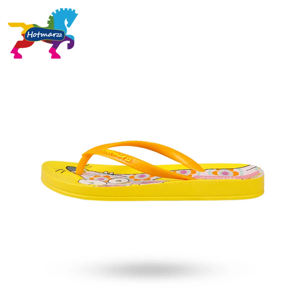 Хит продаж детские шлепанцы разноцветные пляжные сандалии с мультяшным рисунком