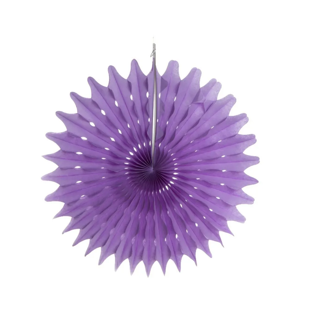 Light Purple Белая бумажная розетка веера украшение для свадьбы бракосочетания события вечерние фон Baby Shower фестиваль Рождество год украшения - Цвет: Light Purple