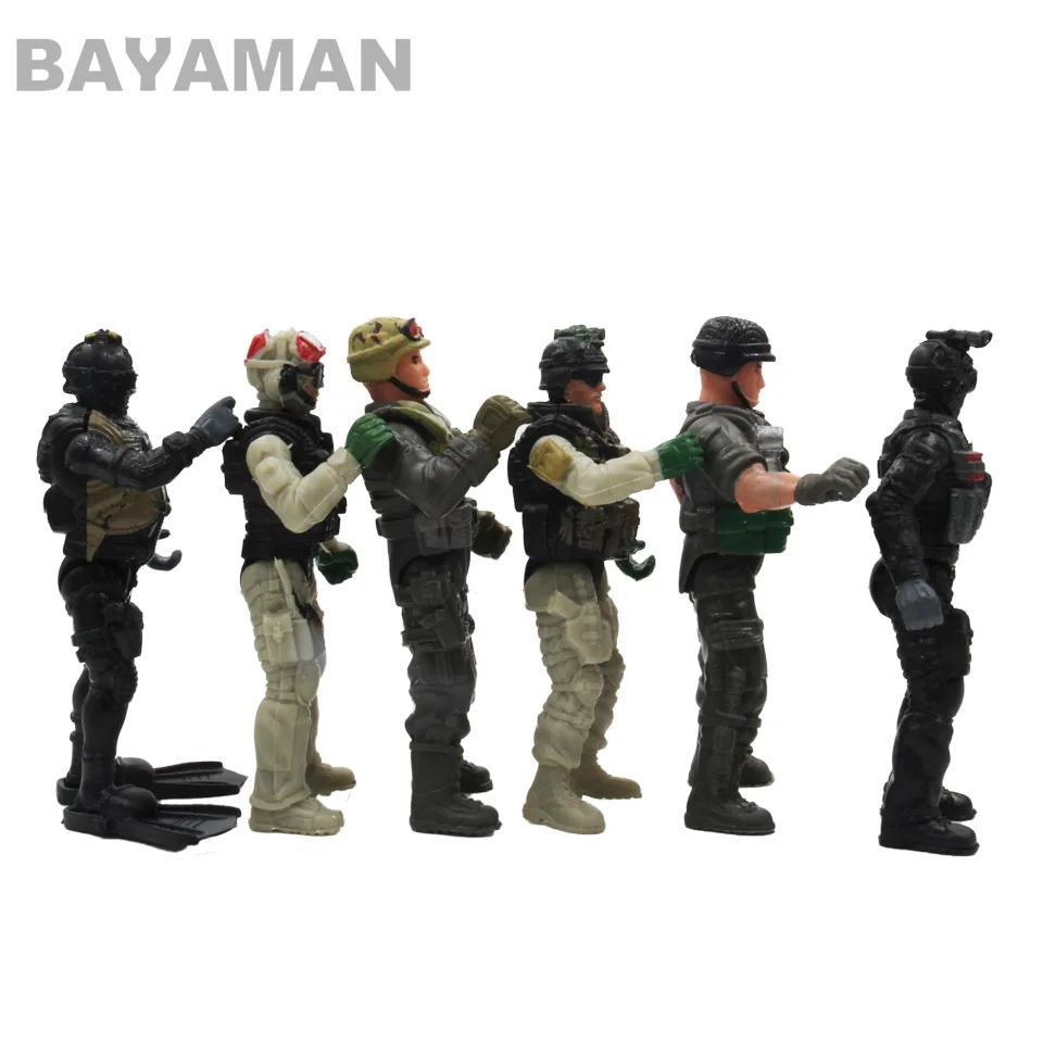 6 шт. подвижные игрушки для мальчиков|Игровые фигурки и трансформеры| |