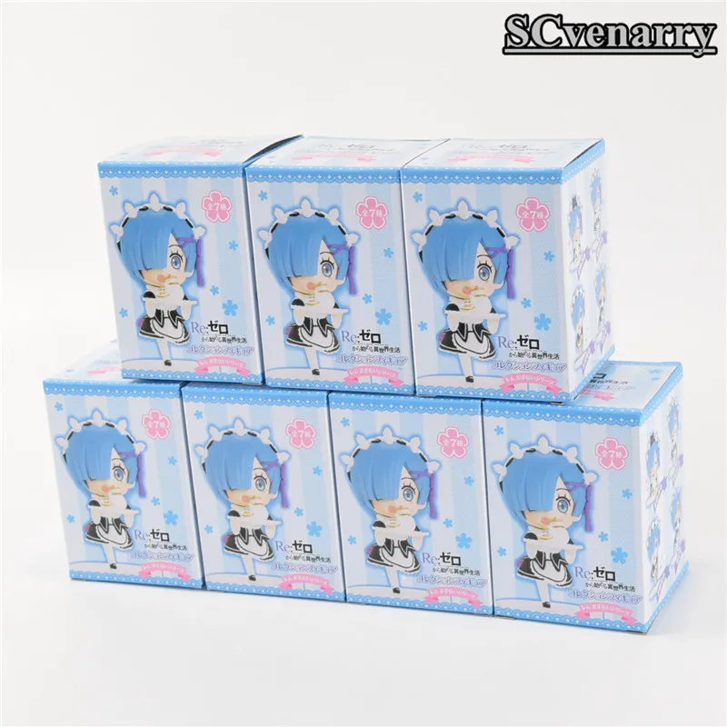 Жизнь в другом мире от Zero Servant Girl Rem ПВХ Фигурки Коллекционная модель игрушки 7