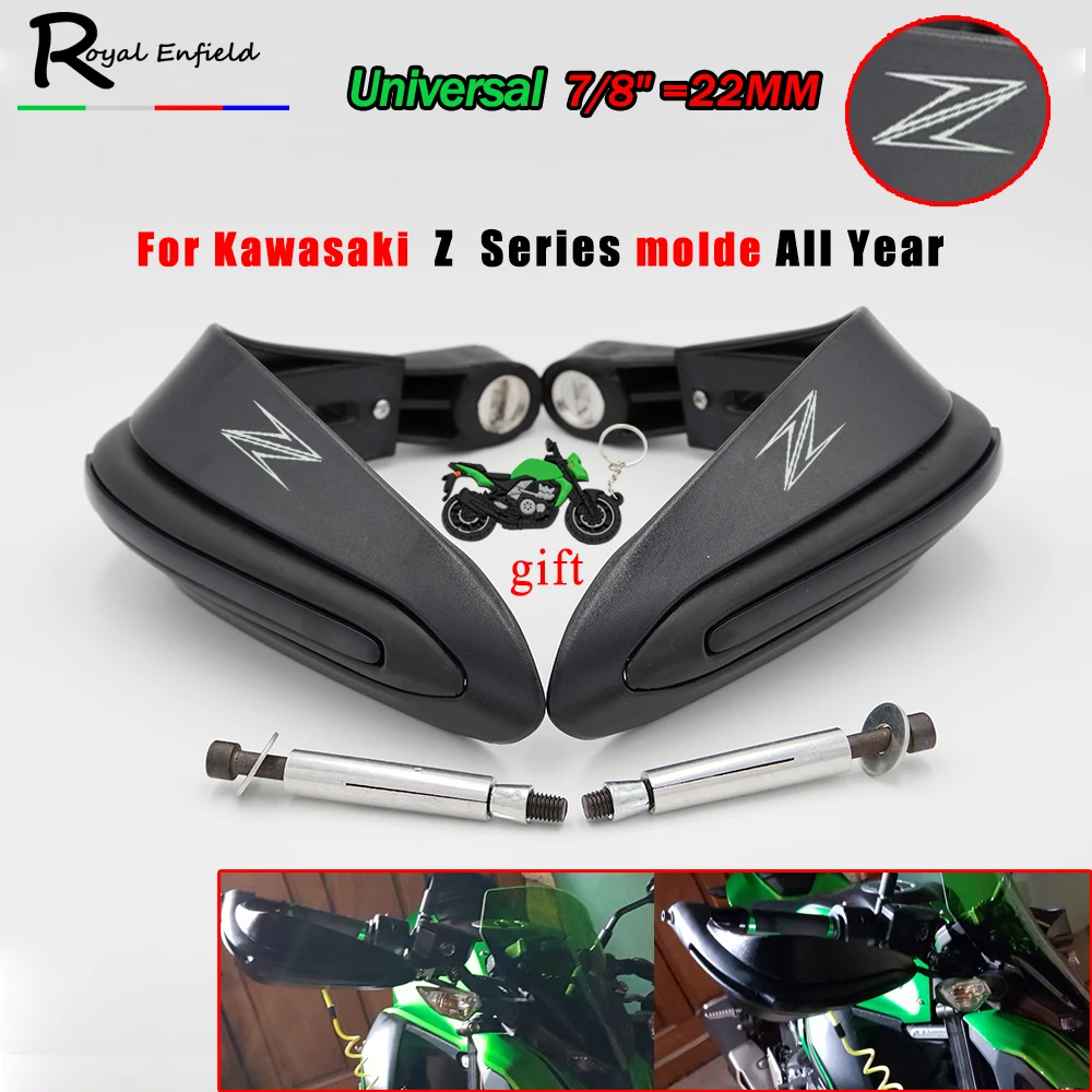 7/8 &quot22 мм матовый черный для Kawasaki Z серии molde универсальные мотоциклетные ручные
