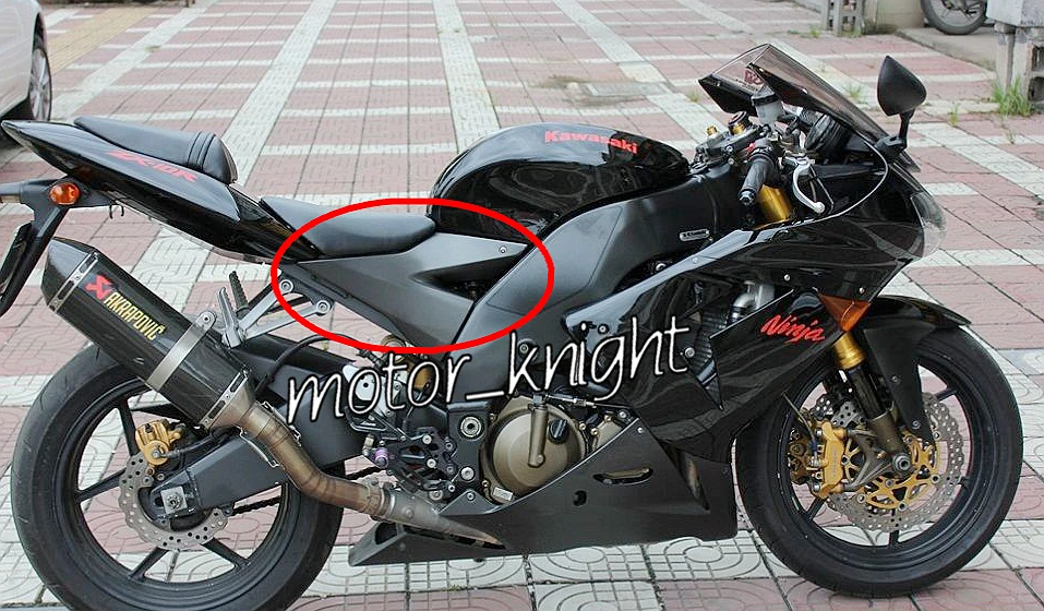 Обтекатель боковой панели бака из углеродного волокна для Kawasaki ZX 10R ninja zx10r 2004